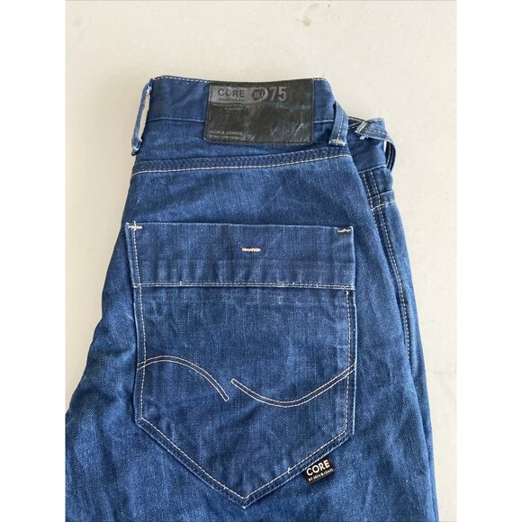 JACK & JONES Core Workwear Boxy Loose Fit Denim Button-Fly Jeans Men Sz 28X31 - Picture 11 of 11